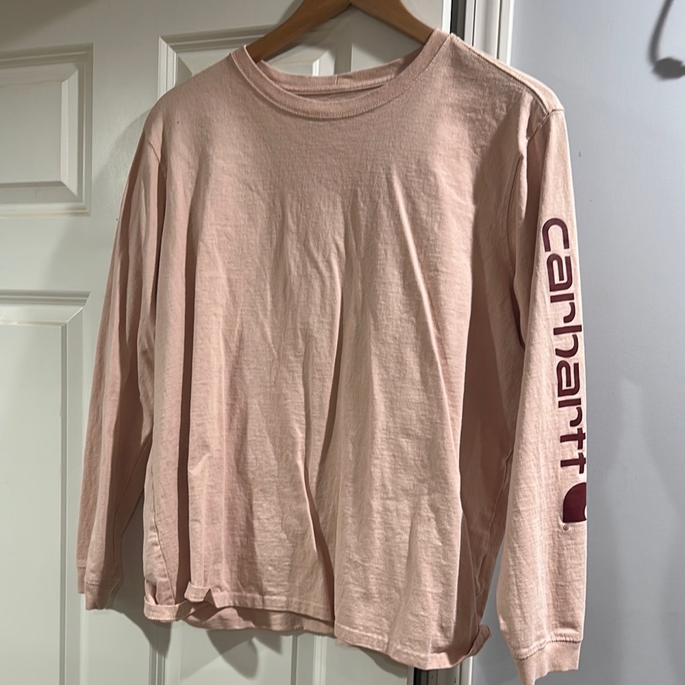 Carhartt Women Pink Long Sleeve Shirt